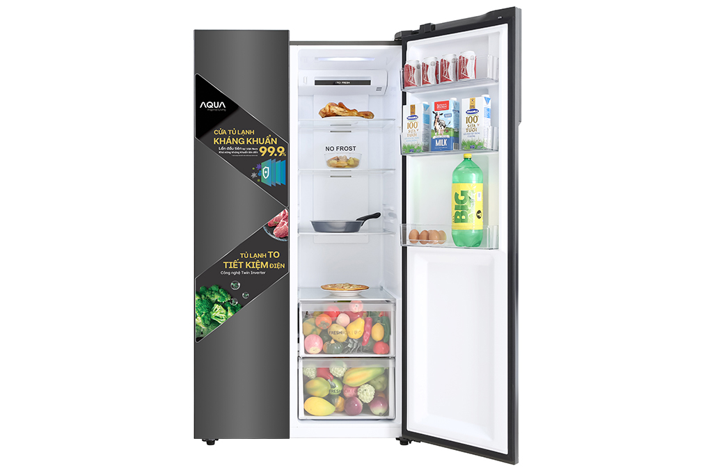 Tủ lạnh Aqua AQR-I298EB (SW) 283 lít Inverter – Mua Sắm Điện Máy Giá Rẻ